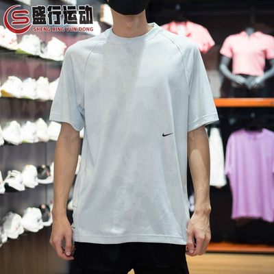 NIKE短袖男子圆领运动T恤