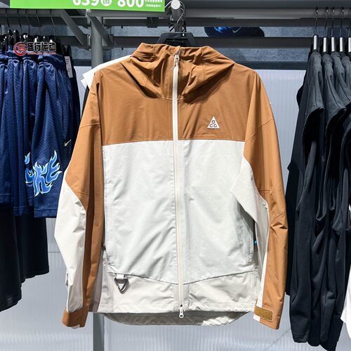 Nike耐克男子2026秋季时尚拼色防风防水硬壳夹克冲锋衣HJ2688-281