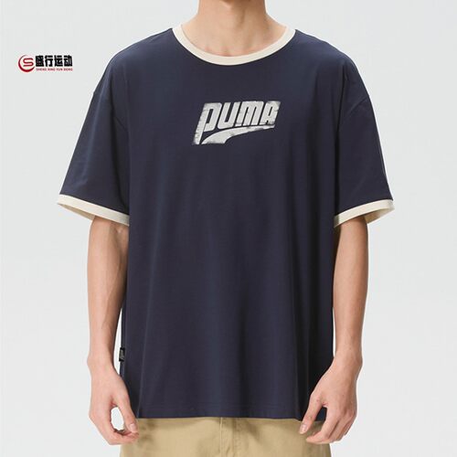 PUMA彪马男女款2026夏季RINGER TEE运动休闲短袖T恤 636294-16-87