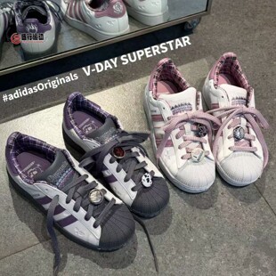 阿迪达斯三叶草男女2026新款复古贝壳头休闲运动板鞋KH8023KZ7157