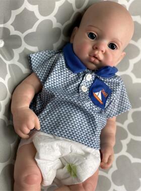 OtardDolls 仿真娃娃40厘米绅士宝宝实心硅胶儿童玩具重生娃娃