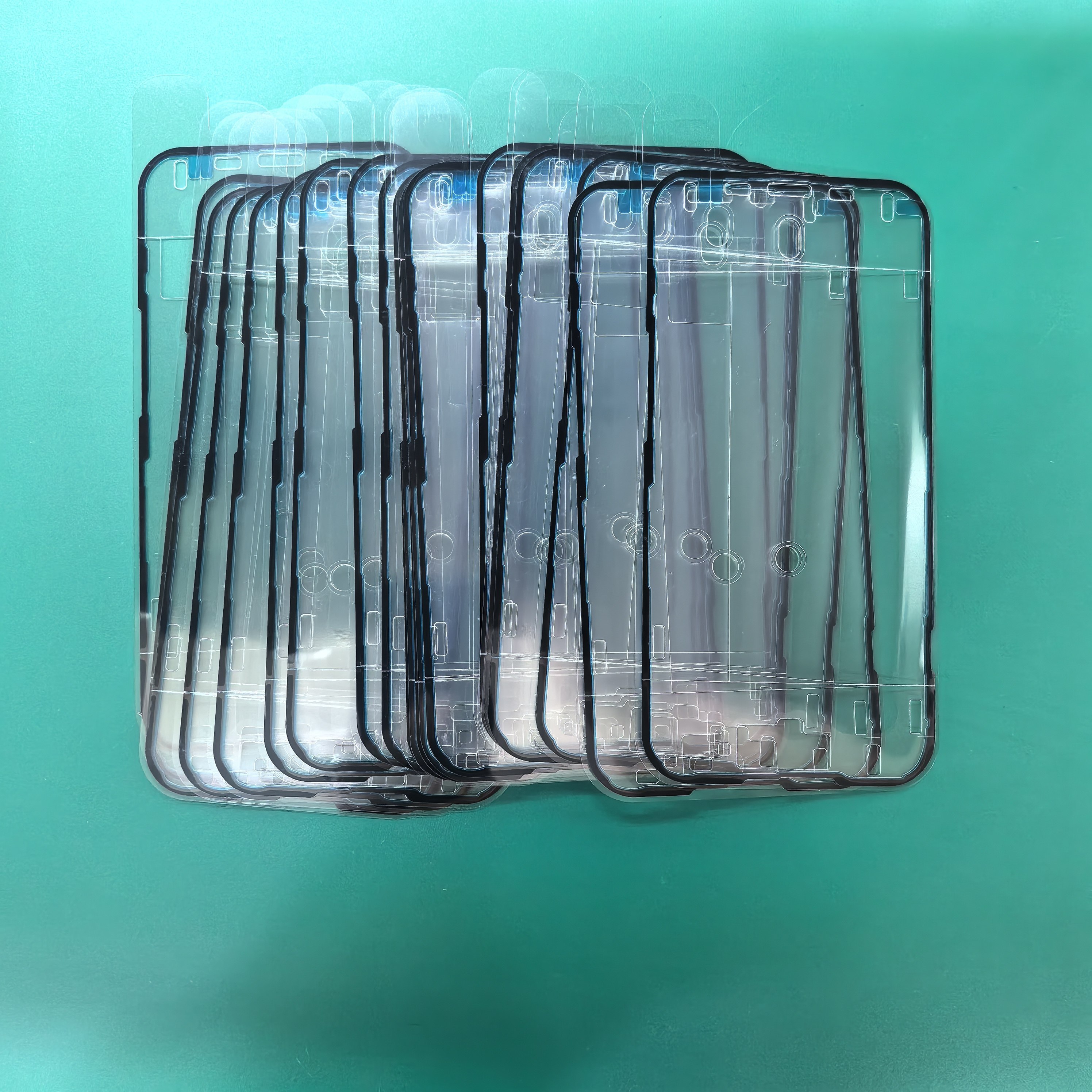 适用于苹果11/12/13/14/15过气密屏幕防水胶白硬膜一体