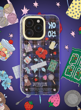 【支持17】美好珍藏文创螺旋镭射日系复古艺术家授权合作可爱手绘简约日韩IMDiPhone16ProM苹果15华为mate70