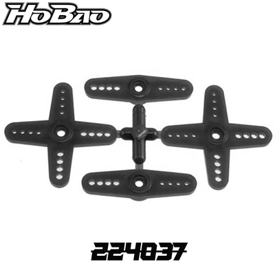 禾宝HOBAO 224037 Hyper 10油动房车 油门转向舵机臂组 6元运费