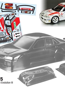 1/10 Mishubishi Evolution III  TM235 225mm M车壳 运费6元