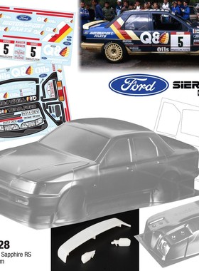 1/10 Ford Sapphire  轴距258mm TC028  透明PC车壳 运费6元
