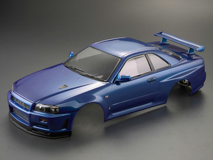 Killerbody GTR R34 1/10漂移车 成品车壳195MM 257mm轴距D5S适用