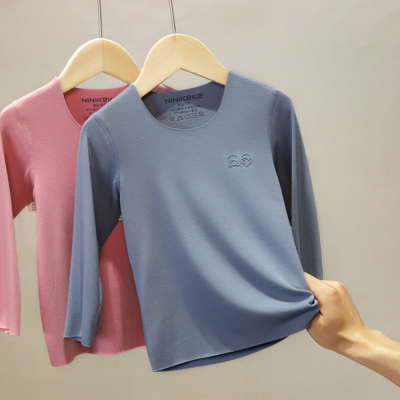 儿童德绒保暖单件打底秋衣