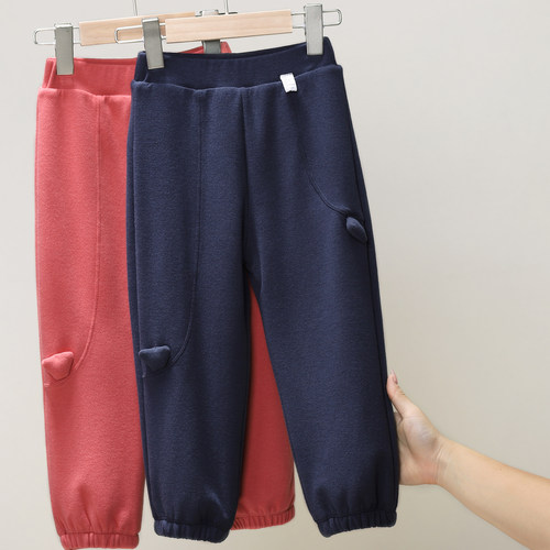 儿童德绒软绵绵双层保暖裤