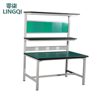 防静电检验工作台带灯流水线操作车间维修焊接装配生产线安装桌子