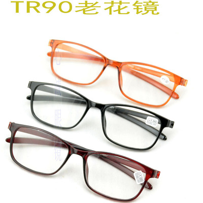 新款TR90老花镜批发中框老人镜