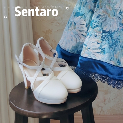 taobao agent [Semotaro] Original Mogo's daily thin, elegant cross with Morandi summer cool women's shoes