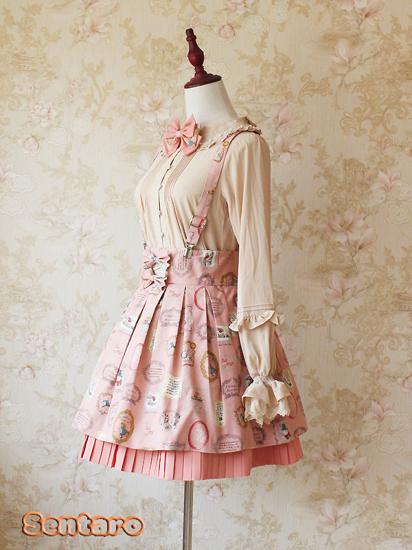 【仙太郎】原创 EAT ME, ALICE！ 吃货爱丽丝 SK 背带半裙