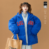 中性冬季休闲连帽短款羽绒服白鸭绒外套男女YR6138P225控268，男装羽绒服，电商A268