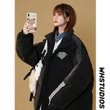 白鸭绒中性冬潮宽松立领男女羽绒服外套新YR6115P235控298，男装羽绒服，电商A268