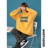 中性冬季宽松百搭毛衣男女潮流针织衫潮M6911P65控78加绒P75，男装针织衫/毛衣，电商A268