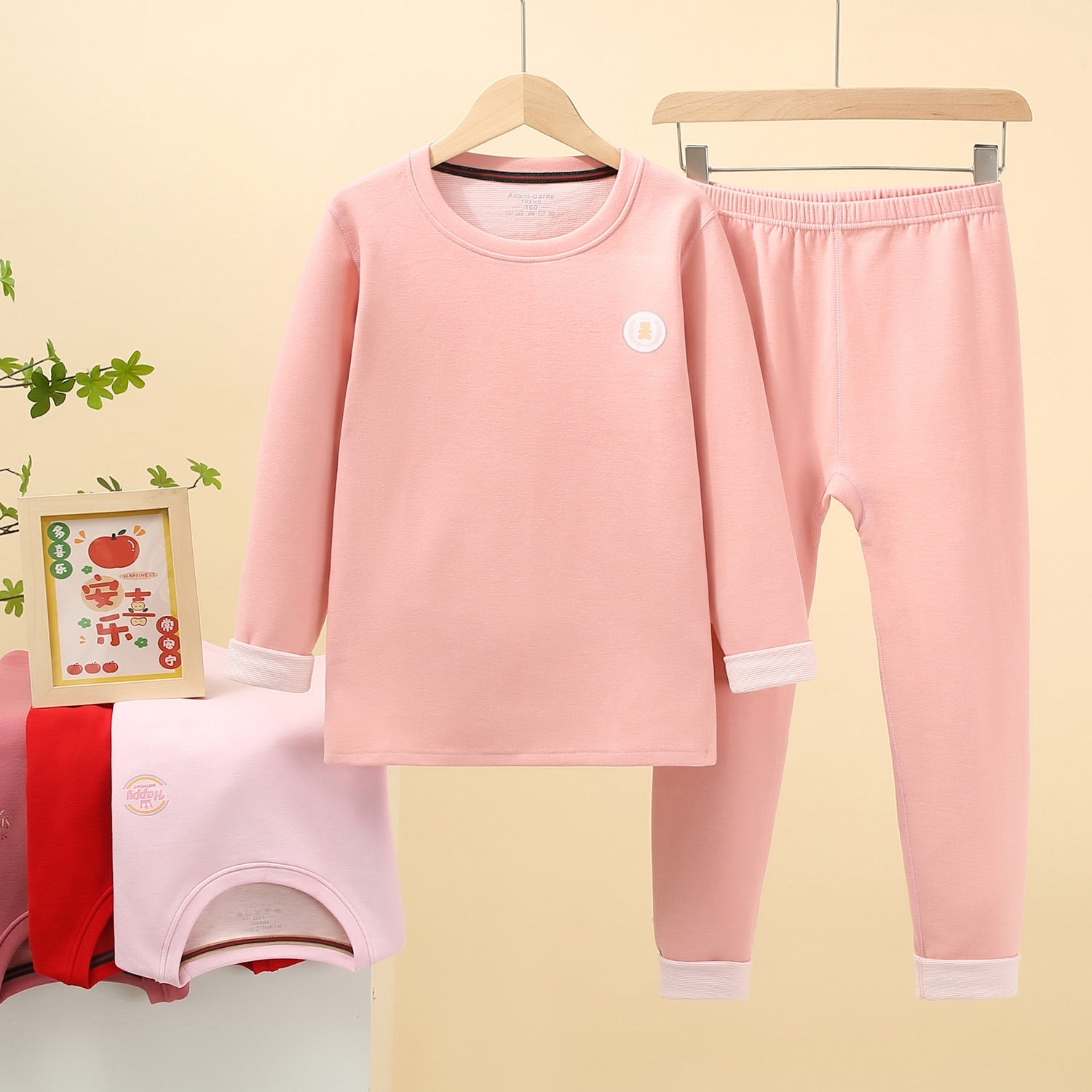 捡漏中大女童加厚内衣套装