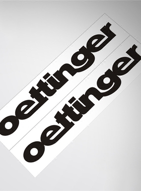 适用Oettinger sticker 德国奥迪大众车门车身贴改装车贴纸订制