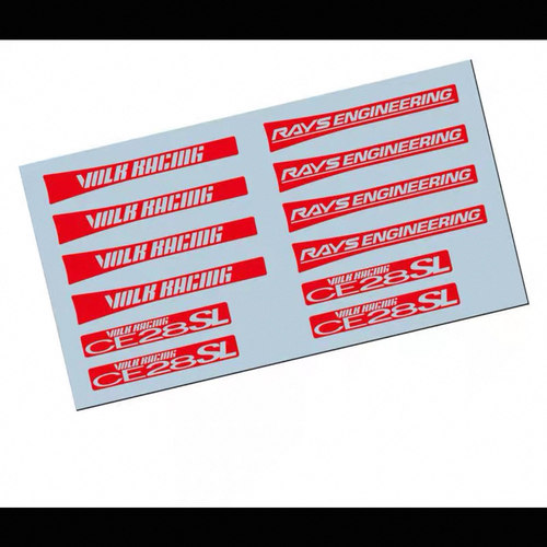 适用于RAYS VOLK Racing CE28SL轮毂改装车贴纸轮圈气门嘴车贴纸