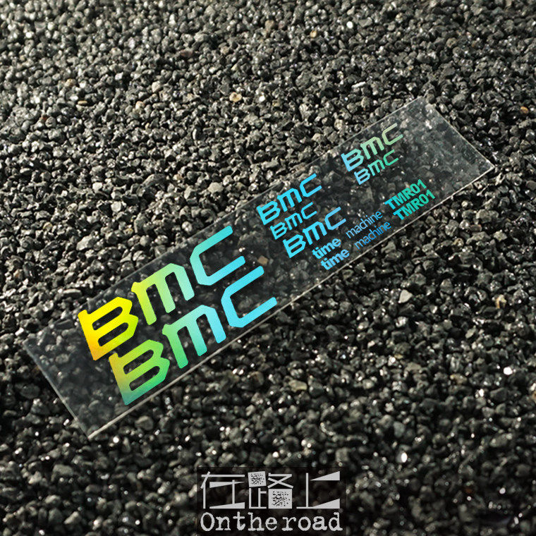 BMC山地车公路车车架贴纸 bmcTMR01贴纸环法比赛自行车反光贴反水