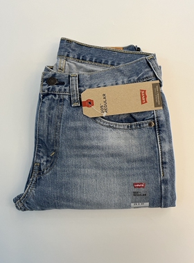 现货Levi’s/李维斯505蓝色水洗宽松直筒牛仔裤春夏款005051277