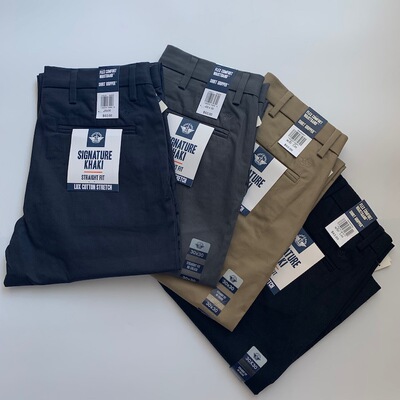 现货Dockers男D2软棉直筒休闲裤Signature免烫商务裤