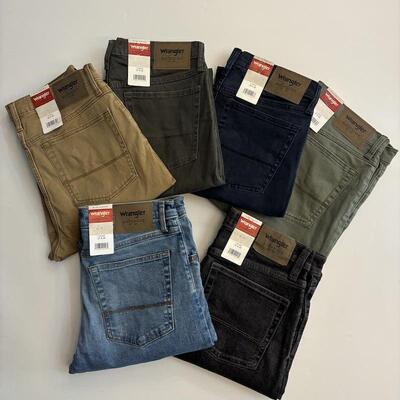 Wrangler/威格男小直筒牛仔裤