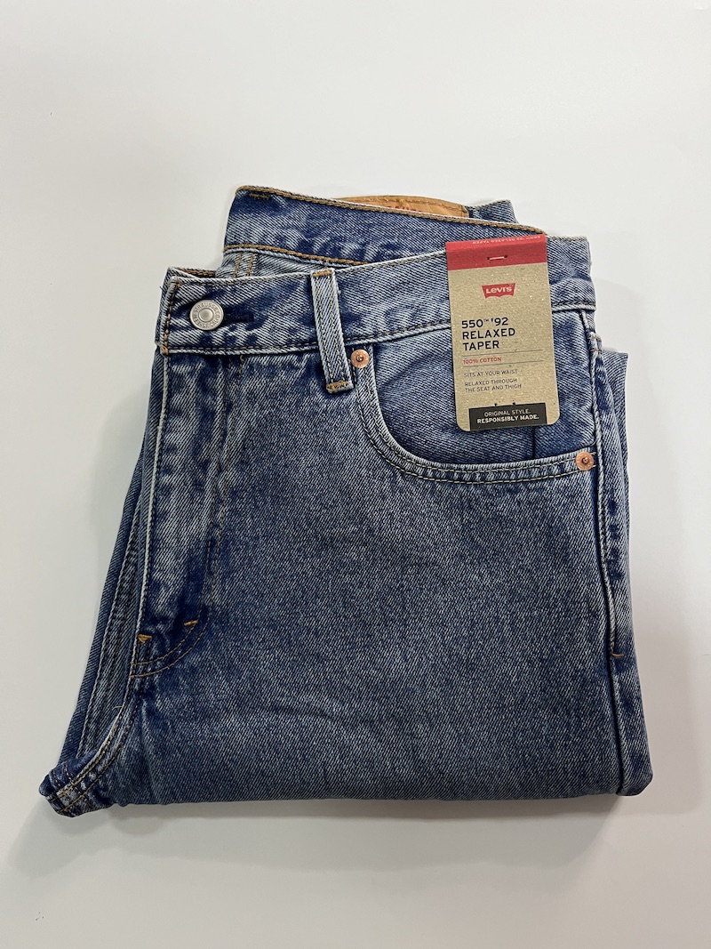 现货Levi's/李维斯550复刻92年版纯棉直筒牛仔裤秋冬款A34180004