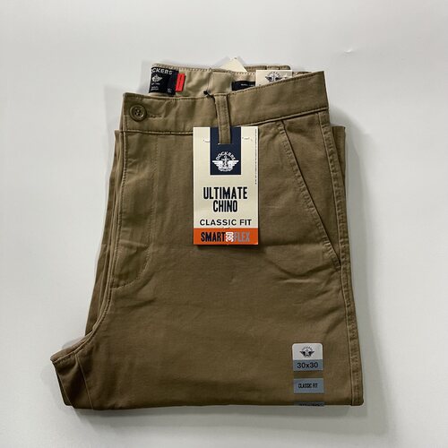 现货Dockers男D3软棉中腰宽松直筒休闲裤chino#A16290000