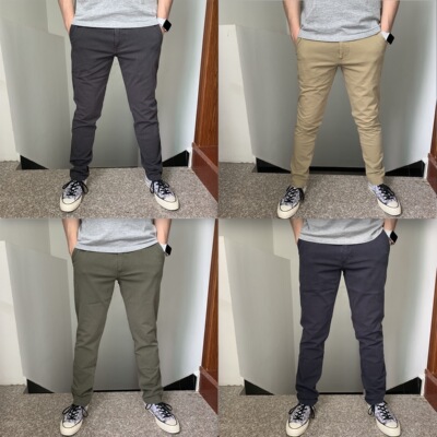 现货Dockers男常规紧身小脚四面弹休闲裤秋冬款