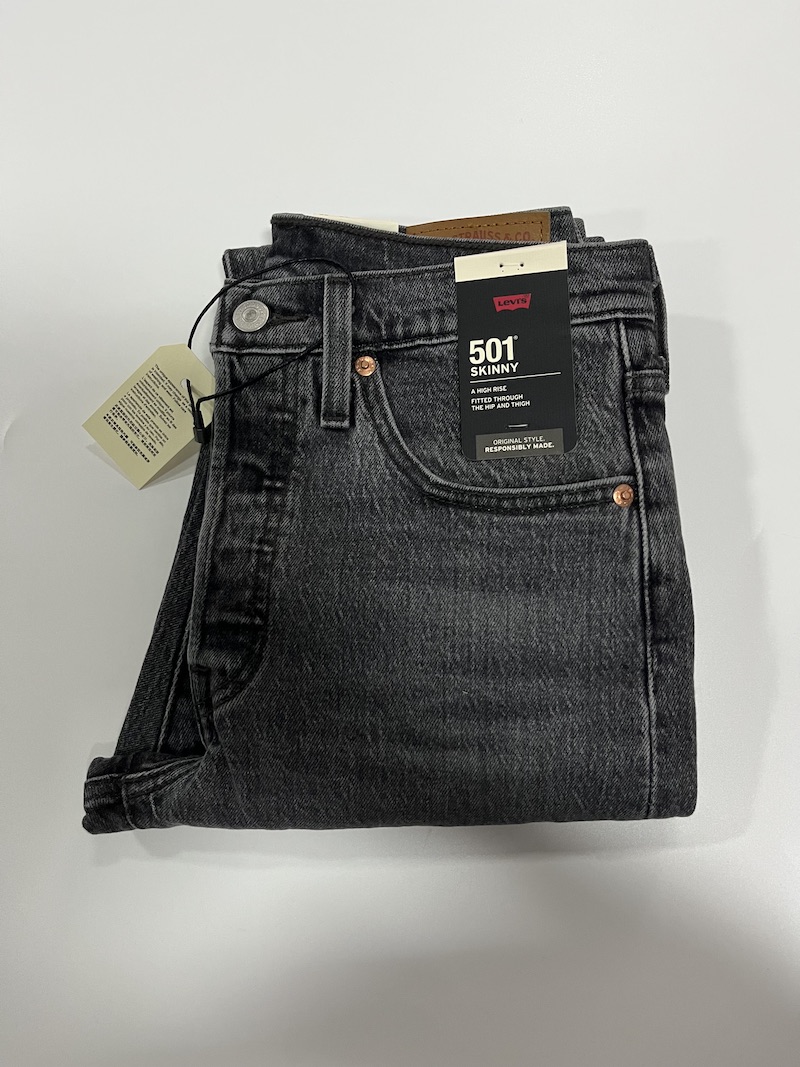 李维斯女501S紧身牛仔裤