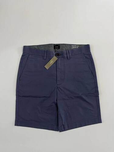 现货J.CREW男薄款中腰直筒休闲短裤#BE052