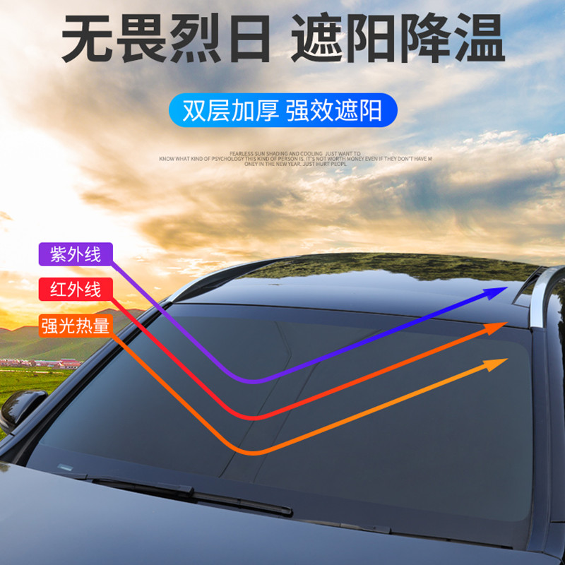 江淮瑞风M3plus专用遮阳帘汽车遮阳挡防晒隔热遮阳板车窗帘遮阳伞 汽车用品/电子/清洗/改装 遮阳挡 原图主图