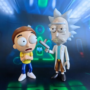 Morty金属摆件手办圣诞生日礼物 and 正版 行货Jada瑞克与莫蒂Rick