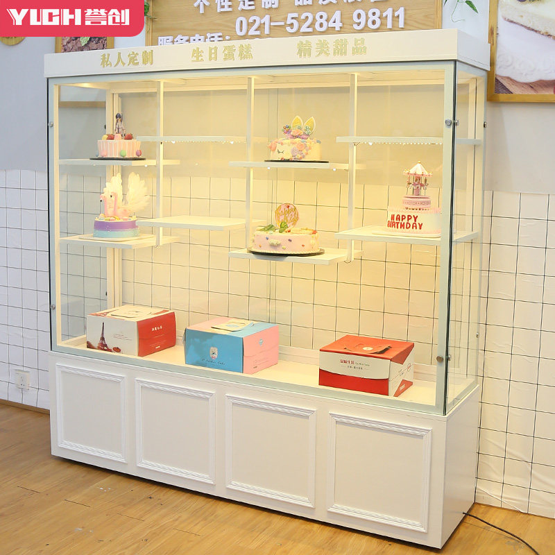 生日蛋糕模型面包展示柜成品发货图片