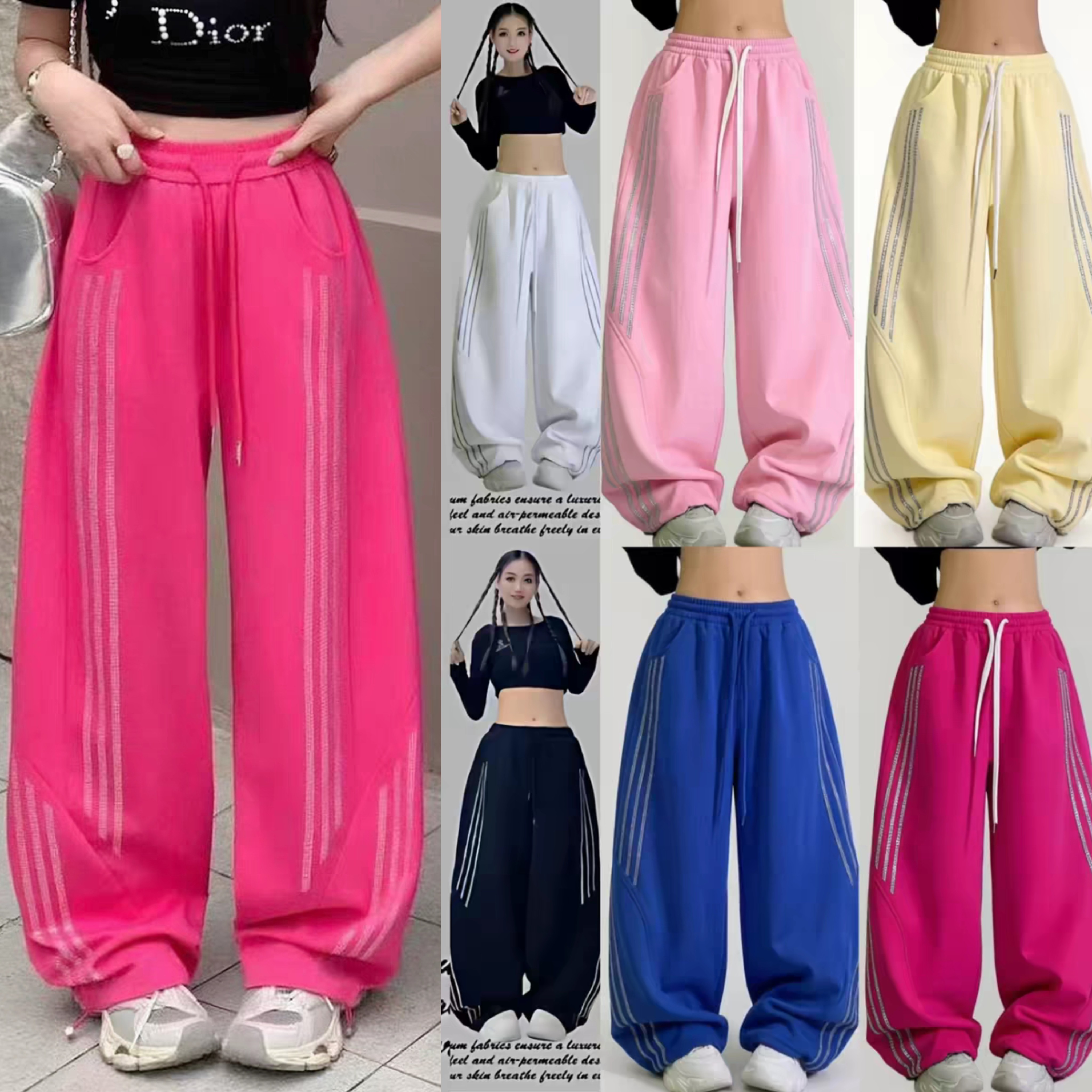 2026新款春夏优质广场舞裤女宽松显瘦休闲运动卫裤曳步舞表演裤女