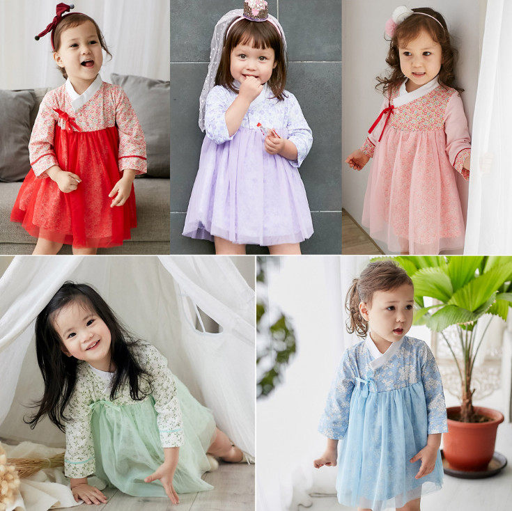 春秋冬婴儿韩版包屁裙 女宝宝连身衣爬服纱裙洋装 韩服