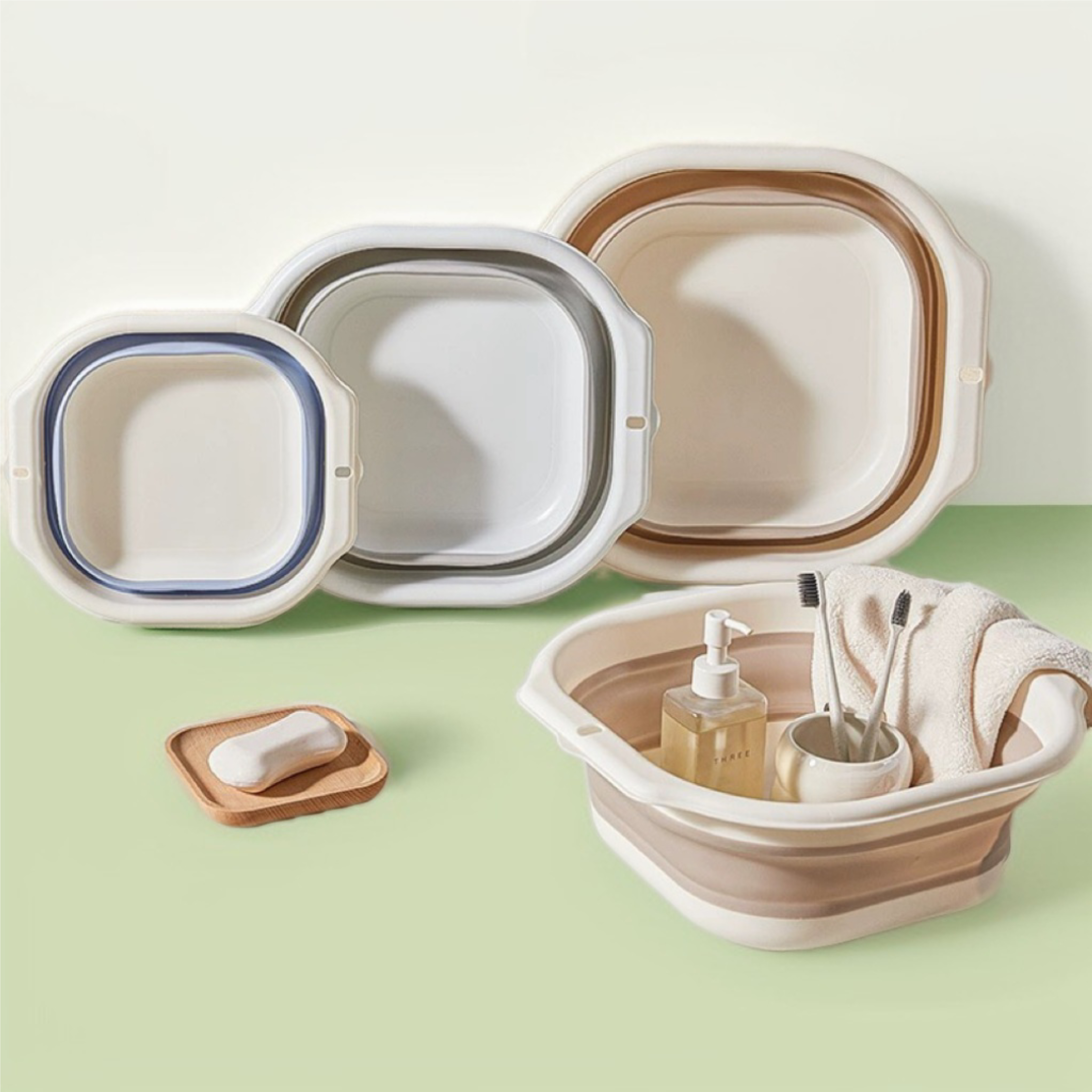 可折叠家用洗脸盆大号洗衣服学生宿舍用加厚耐用便携式旅行水盆,家庭/个人清洁工具,坐浴盆,淘宝优惠券,粉丝福利购,淘宝优惠卷