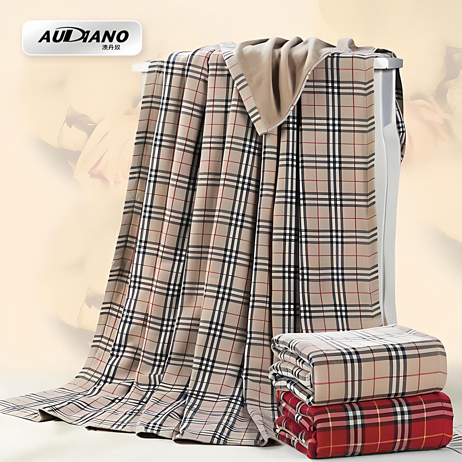 澳丹奴纯棉纱布毛巾被单双人全棉毛巾毯夏季空调毯子加厚休闲盖毯