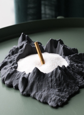 水泥烟灰缸火山原创日式客厅
