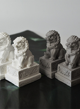 手工鱼缸造景摆件水泥镇宅