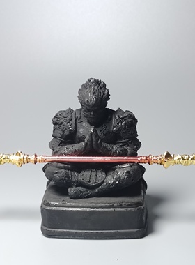 清水泥手工制黑神话悟空家居汽车书房客厅鱼缸水族造景装饰摆件