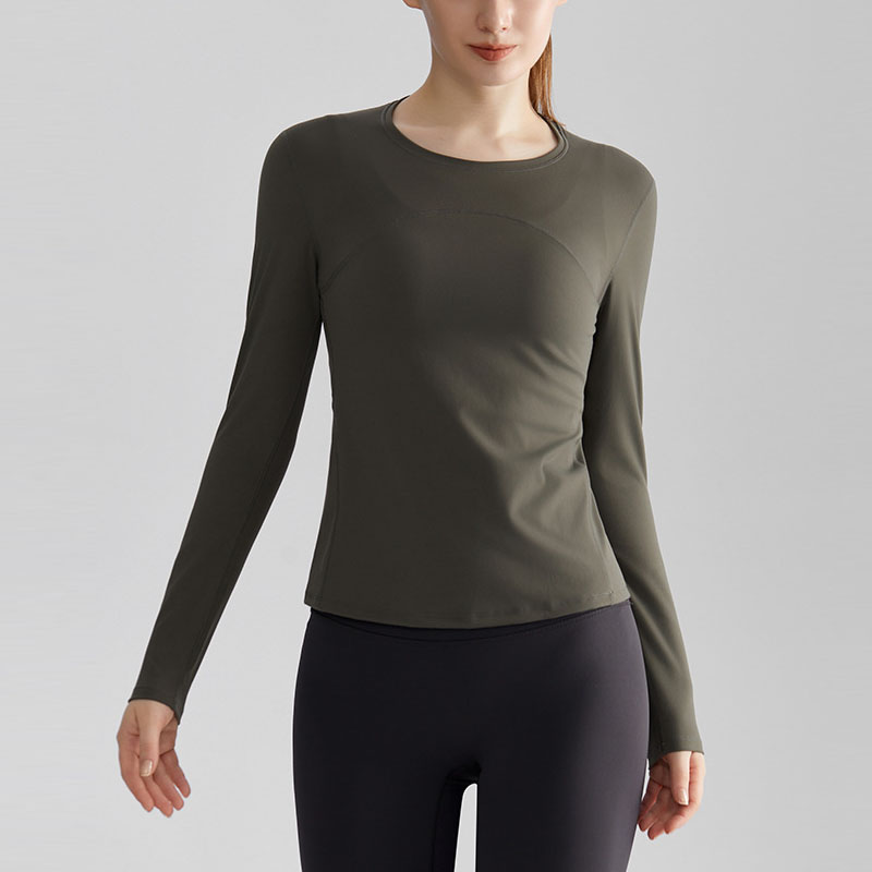 ALO春秋修身显瘦运动长袖上衣女