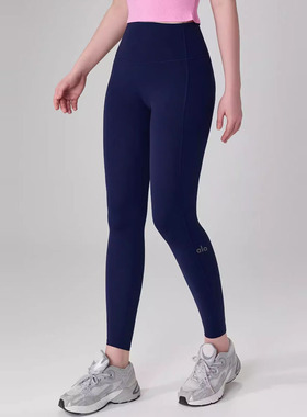 ALO秋冬户外保暖显瘦运动瑜伽裤加绒恒温跑步骑行训练健身长裤女