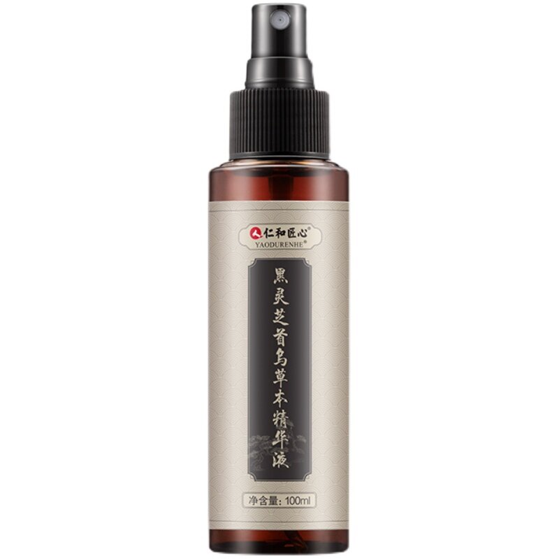 仁和匠心黑灵芝何首乌草本精华液头皮精油/精华