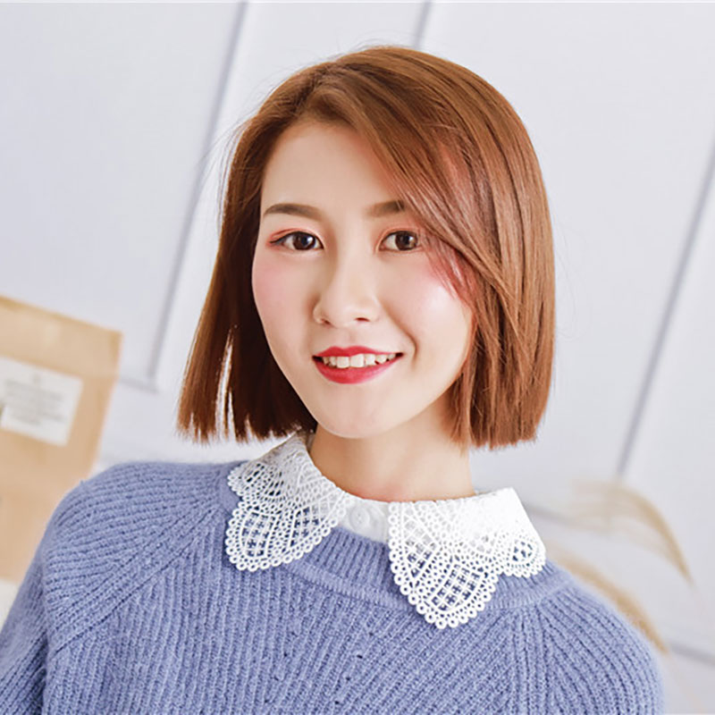 新品假领子衬衫 蕾丝韩国衣领 装饰领 女 假领 黑色白色