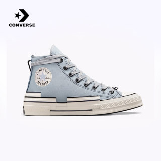 CONVERSE匡威男鞋女鞋Chuck 70堆叠感舒适蓝色高帮帆布鞋A07983C