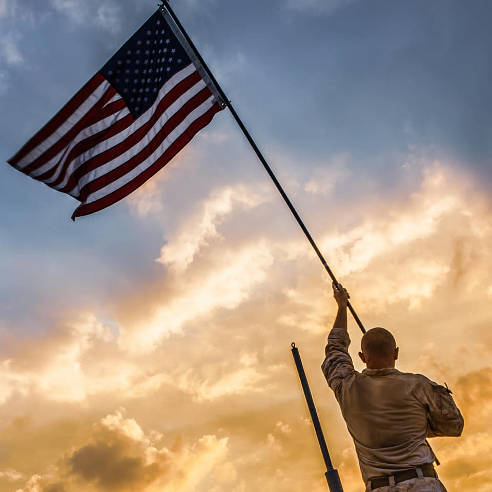 原品国旗原单高标210d星条旗