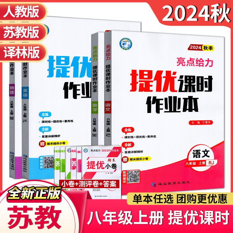 2024新版亮点给力提优课时作业本