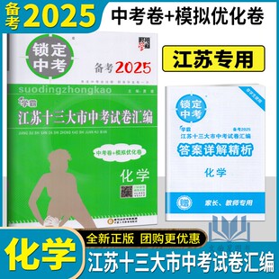 锁定中考 备考2025年中考 2024年江苏十三大市 中考试卷汇编 13大市中考 化学 中考卷+模拟卷 宁夏人民教育出版社 含18套试卷